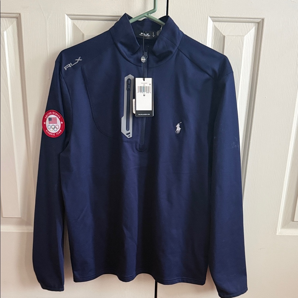 Polo by Ralph Lauren Navy Zip Up Sweater